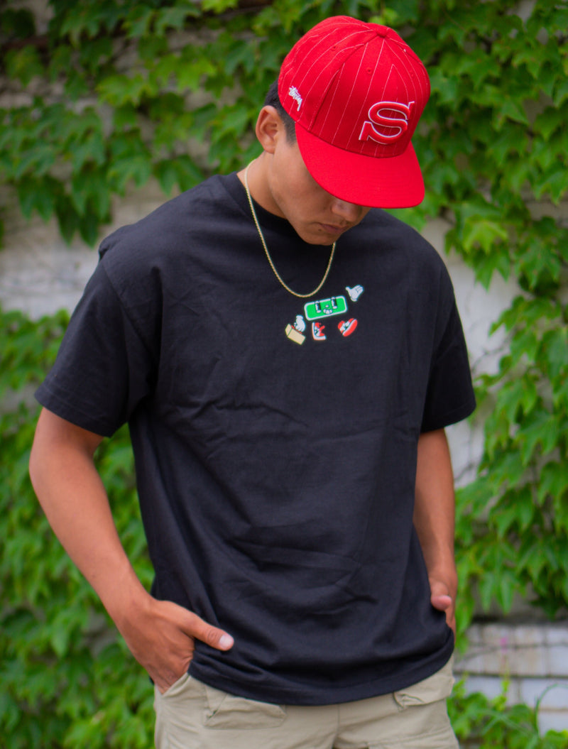 Neighborhood Kicks Mascot Tee Black