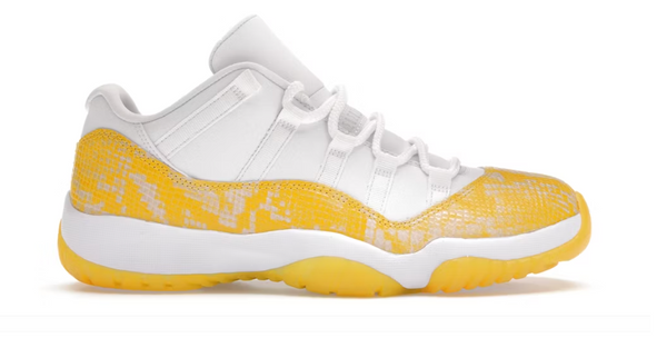 Jordan 11 Low Yellow Snakeskin