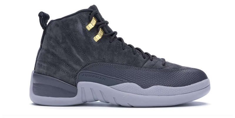 Jordan 12 Grey Suede